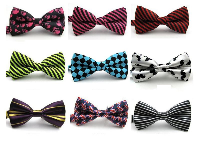 20 Styles new Fashion bow tie male Printing marriage bow ties for men candy color butterfly