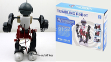 6 5 DIY Tumbling Robot assembling brocks educational learning baby toys for children with walking dancing