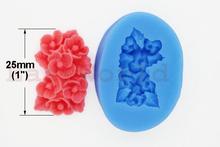 Flower Polymer Clay Silicone Mold Food Safe Mould For Craft Jewelry 25mm 1 Cavity A358