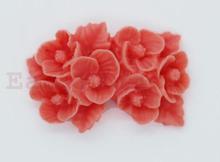 Flower Polymer Clay Silicone Mold Food Safe Mould For Craft Jewelry 25mm 1 Cavity A358