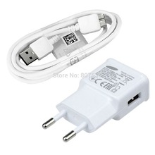 EU Plug 2A Wall Charger with USB 3.0 Data Sync Transfer Charger Cable for Samsung Galaxy Note 3 S5 i9600 N9000 N9006 N9002 N9008