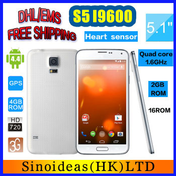 DHL free 2GB RAM 32GB ROM HDC S5 Phone S5 i9600 Phone MTK6582 Octa Core 5