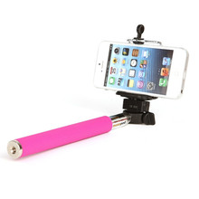 Mobile phone accessories and parts portable extension-type aluminium alloy ABS selfie stick cell phones camera holder