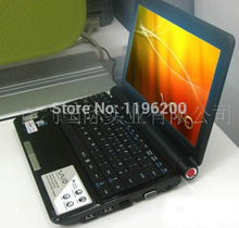 10 2 inch notebook ultra thin portable computer Intel Atom D2500 dual core HHD 500G laptops