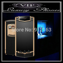 Top Quality Luxury Phones Ti Touch Rose Gold Android 4.2 Sapphire Crystal Screen Smartphone