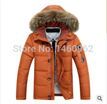 HOT New Men’s Winter Hooded Down Jacket Thicker Section European and American Fashion Men’s Jackets Winter Clothes