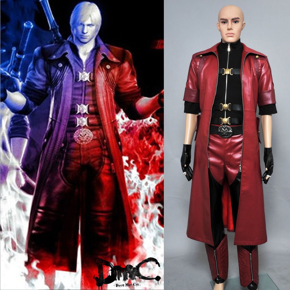 Купить DMC4 дьявол может плакать 4 Данте косплей костюм полный набор ...