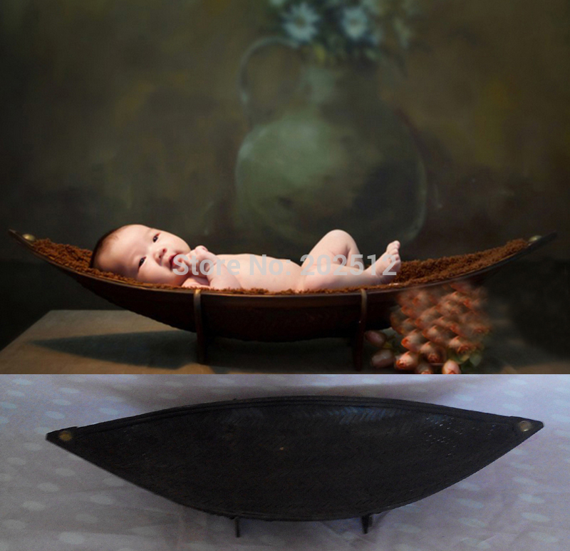  baby photography photo props handmade boat bassinet basket D-18
