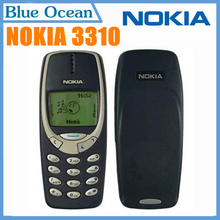original Nokia 3310 unlocked GSM mobile phone with russian menu multi languages 1 year warranty Refurbished