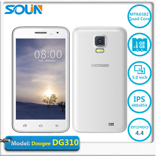 Doogee Voyager2 DG310 5 Inch IPS Mtk6582 Quad Core Android 4 4 Mobile Cell Original Phone