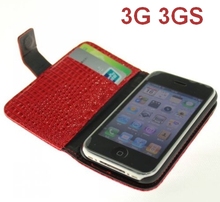 Coolest Crocodile Pattern Magnetic Wallet Flip Leather Case For iPhone 3G 3GS Phone Pouch Cover Screen