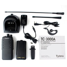 Free Headset Walkie Talkie TYT TC 3000A 10W 400 520 MHz 1750Hz Scan VOX Scrambler Two