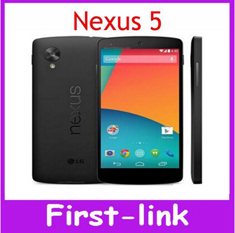 Original Unlocked LG Nexus 5 D820 D821 Android phone Quad core GSM WIFI GPS 4 95