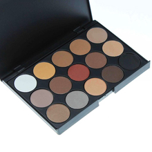 Professional 15 Colors Warm Nude Matte Shimmer Eyeshadow Palette Makeup Cosmetic M01094