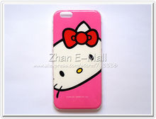 New Arrival Hello Kitty Cover for Apple iPhone 6 Case Pink Kitty Glossy Anti Slide SmartPhone