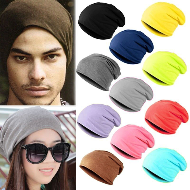 New Fashion Men Women Beanie Top Quality Solid Color Hip-hop Slouch Unisex Knitted Cap Winter Hat Beanies Dark Blue Gorros 1012