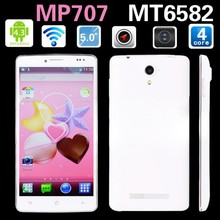 5″ 4GB Android 4.3.0 MT6582 Quad Core Unlocked AT&T WCDMA/GPS HD Capacitive Smartphone TH MP707 Mobile Cell Phones