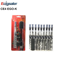 1pcs/lot ce4 e-Cigarette Starter Christmas Kits EGO 1.6ml CE4 With 900mAh eGo Engraved battery for Christmas Blister packaging