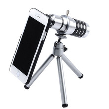 2014 Fashion 12x Zoom Optical Camera Telescope Lens with Tripod for iPhone 6
