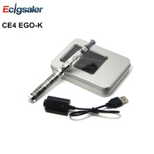 1pcs/lot eGo-k ce4 e-Cigarette Starter Kits eGo kits Electronic Cigarette 900mAh eGo Engraved battery for Aluminum box packaging