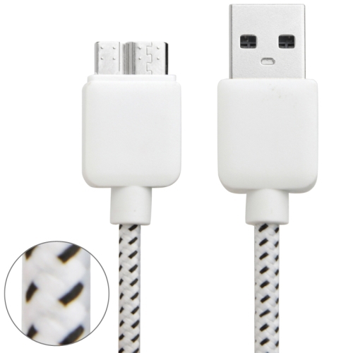 Nylon Style Micro USB 3 0 Data Transfer Charge Sync Cable for Samsung Galaxy Note III
