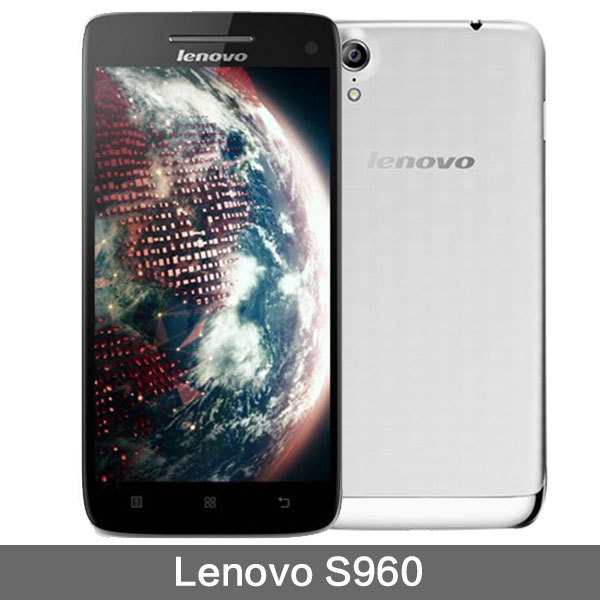 New Mobile Cell Phones Lenovo S960 Quad Core Mtk6589W Smartphone Android Original Black White 13MP HD