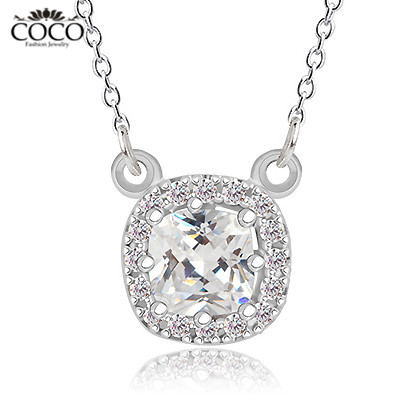 925-sterling-Silver-Pendant-Necklaces-Cubic-Zirconia-Clavicle-Necklace ...