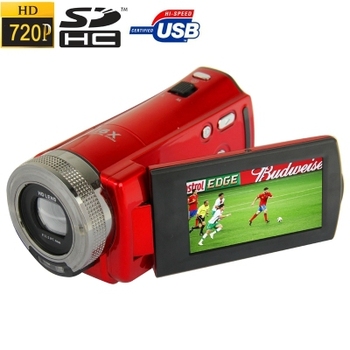 Hd-56e, Hd 720 P 16.0 мега 16X цифровой анти-shake цифровая видеокамера с 2.7 дюймов TFT сенсорный экран