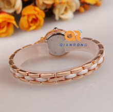 Free Shipping luxury watch Lady crystal enamel ceramic watches women rhinestone dress wrist brand watch best