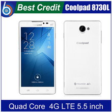 Original Coolpad 8730L phone Quacomm MSM8926 Quad Core 4G LTE 5.5 inch Mobile Phone 1280×720 8GB ROM 8MP 3G WCDMA GPS/Eva