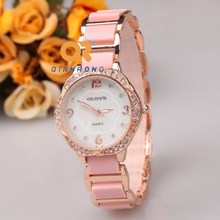 watch women dress fashion elegance clock female beautiful ceramic band Enamel watch ladies quartz wrist brand