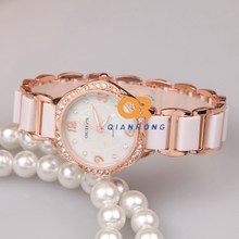 watch women dress fashion elegance clock female beautiful ceramic band Enamel watch ladies quartz wrist brand