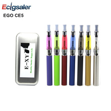 50pcs/lot High quality EGO CE5 e-Cigarette Starter Kit EGO 1.6ml CE5 With 650/900/1100mAh eGo battery Aluminum box packaging Kit