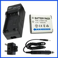 Battery and Charger Kit for Pentax D LI92 D LI92 and Pentax Optio WG 1 WG