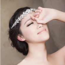 Free Shipping New Crystal Rhinestone Bridal Jewelry Wedding Hair Accessories Headband