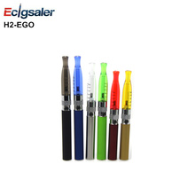 10pcs/lot High quality H2 eGo e-Cigarette Kit  2.0ml H2 atomizer with 650/900mah eGo battery for Plastic packing box