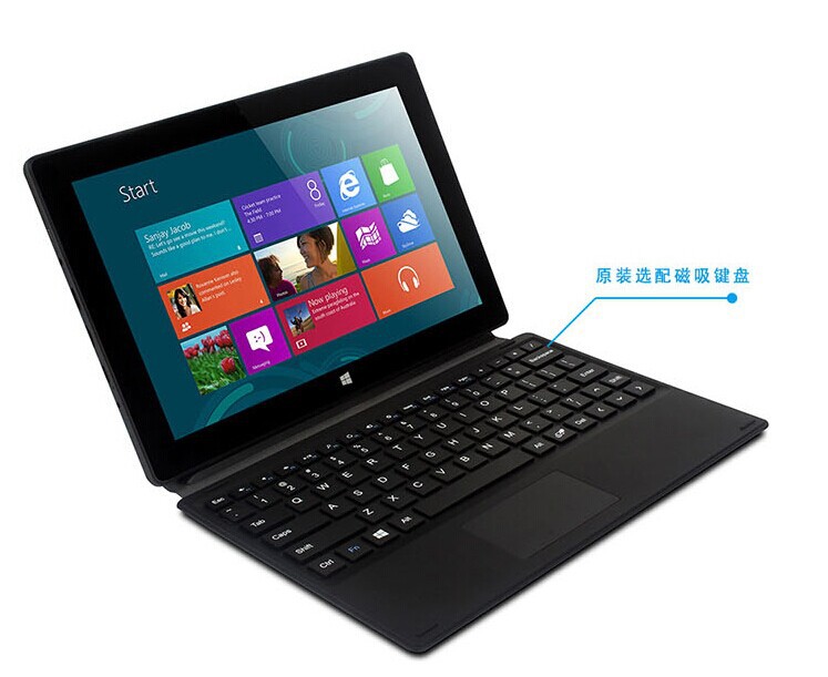 Super Thin 10 Inch Touchscreen Laptop 1 3GHz 2G SSD 32GB Quad Core Win8 PC Tablet