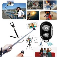 Camera Mobile Phone Selfie Stick Extendable Telescopic Handheld Arm Monopod Holder For iPhone Samsung Bluetooth Remote
