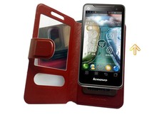 Freeshipping Flip Lenovo Phone Vibe X2 5Inch IPS Screen Case Cover Colored Leather Case  Android 4.2 MTK6595 Octa Core 5.0″