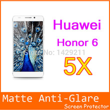 hot sale,5.0 inch High Quality matte anti glare Screen Protective Film For Huawei Honor 6 LCD Screen Protector,5pcs/lot,