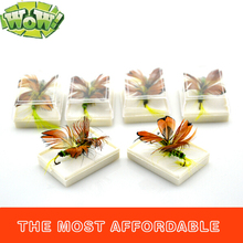 2014 Affordable Carp Fly Fishing Set Lines Fly Fishing Rod Carbon 12 pcs Artificial Flies Lures