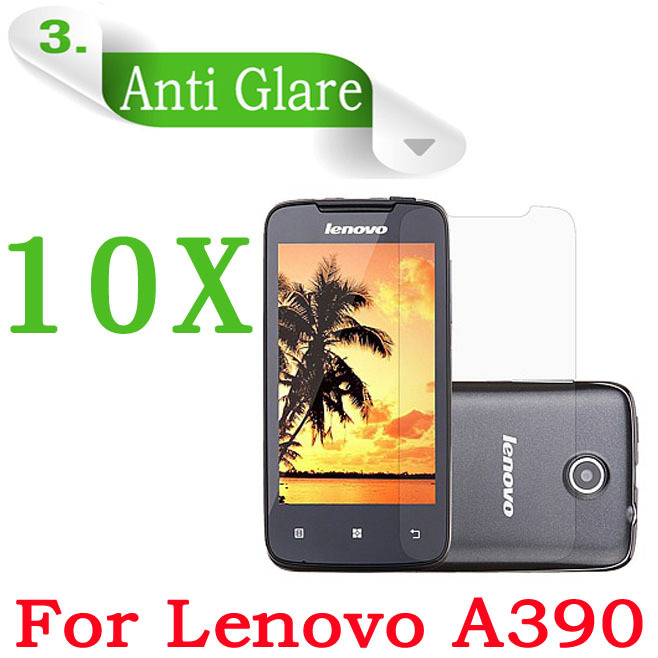 10 pieces Free shipping for Lenovo lephone A390T a390 Screen Protector Matte Anti Scratch Screen Film