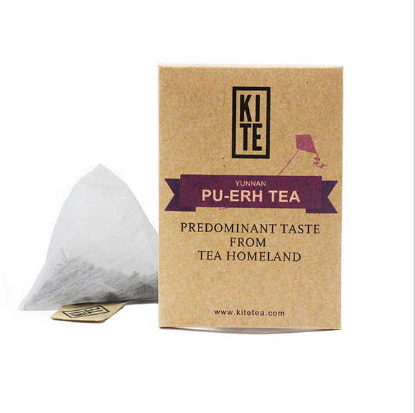 Puer Tea Whole Leaves Tea in Pyramid Tea Bags 8 pieces in a bag Free shipping