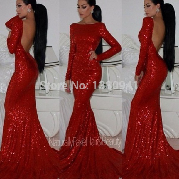 Online Get Cheap Sequin Mermaid Prom Dress -Aliexpress | Alibaba ...