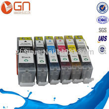 Free shipping 5PK PGI250 CLI251 Edible ink cartridge for Canon pixma mg5420 mg6320 ip7220