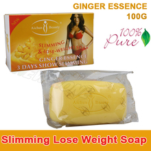 100 Pure GINGER Essence Lose Weight Loss Slimming body Soap Fat Burning Effective slim cream best