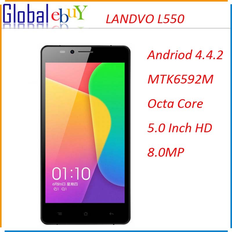Original Landvo L550 MTK6592M Octa Core 5 0 HD Cell Phones Andorid 4 4 8GB ROM