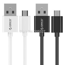 ORICO ADC-08*2 0.8M Micro USB Data Charging Cable for Smartphones Balck/White in Stock-2PCS/LOT
