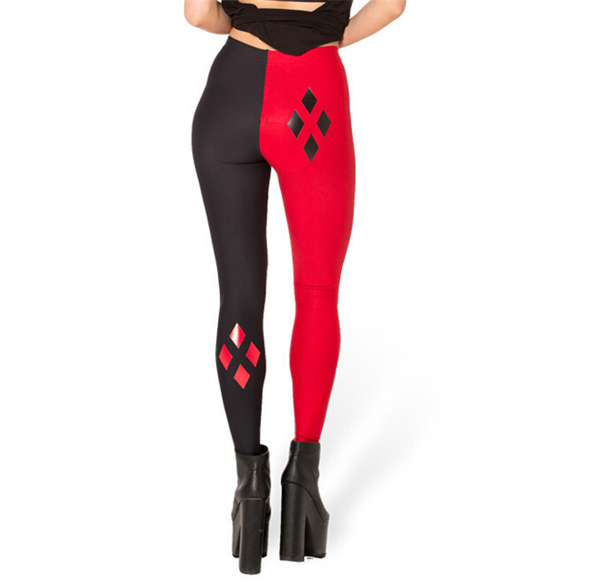 Brand Harley Quinn Leggings Fashion Women Clothes 2014 Digital Print Pants New Fitness leggins