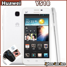 Original Huawei Y518-T00 4.5 Inch Android 4.2 Smart Phone MTK6582M Quad Core 1.3GHz RAM 512MB+ROM 4GB Dual SIM GSM Network Phone